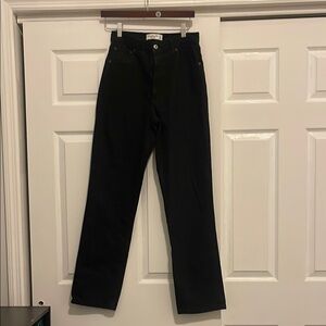 Abercrombie & Fitch Black Straight Jeans Classic Style